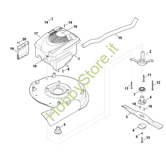 Picture of D - Motore, lama MB 6 RH