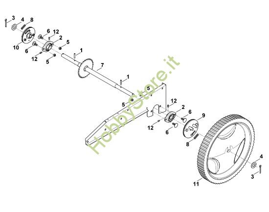 Picture of F - Ruote posteriori MB 6 RH