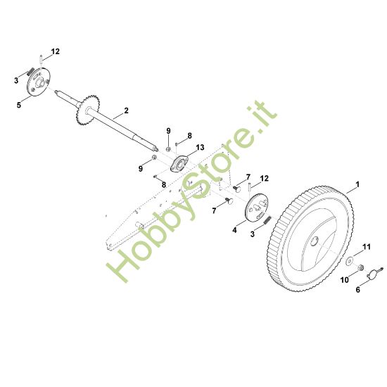 Picture of F - Ruote posteriori MB 6.1 RH
