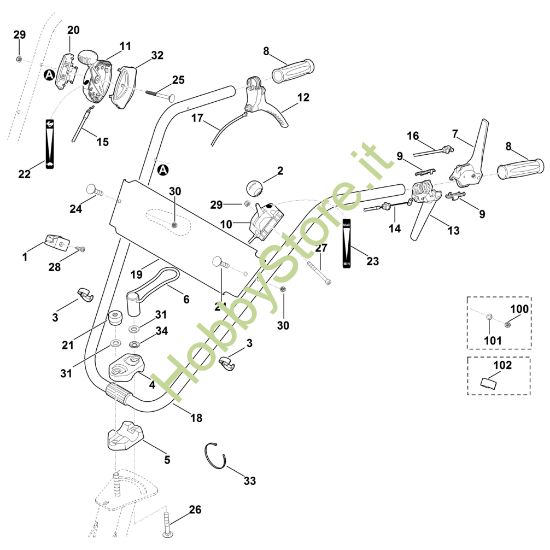 Picture of A - Manubrio MB 6.1 RV