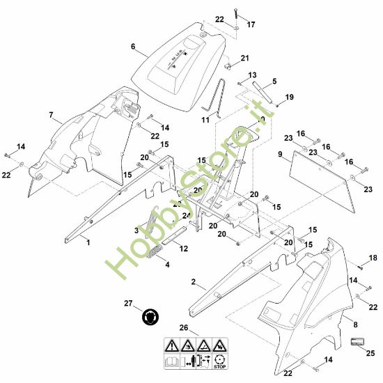 Picture of B - Telaio MB 6.2 RH