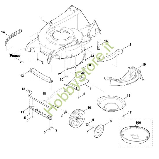 Picture of D - Scocca, asse anteriore MB 650.0 VM