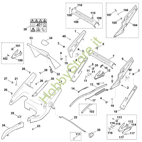 Picture of D - Telaio, regolazione altezza MB 655.0 KS