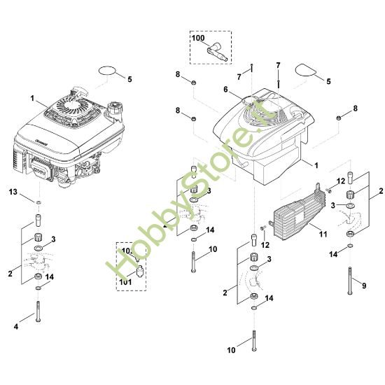 Picture of H - Motore MB 655.0 KS