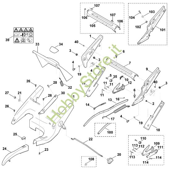 Picture of C - Telaio, regolazione altezza MB 655.0 OS