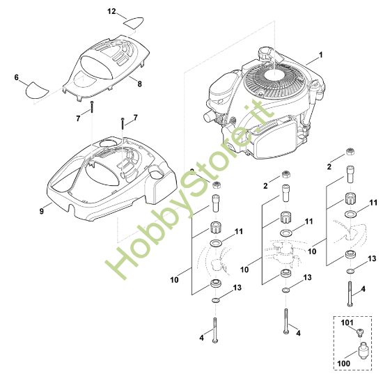 Picture of F - Motore MB 655.0 OS