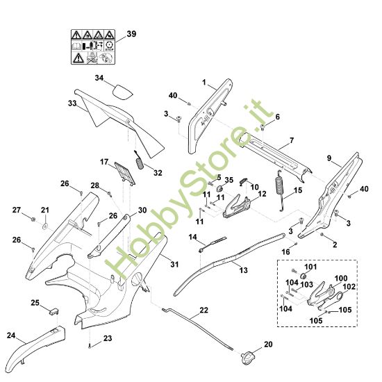 Picture of C - Telaio, regolazione altezza MB 655.1 GS