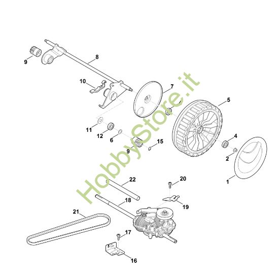 Picture of E - Asse posteriore, Trazione MB 655.1 GS