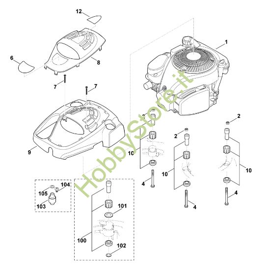 Picture of G - Motore MB 655.1 GS