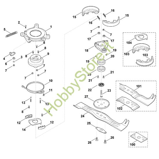 Picture of H - Lama, giunto lama MB 655.1 GS