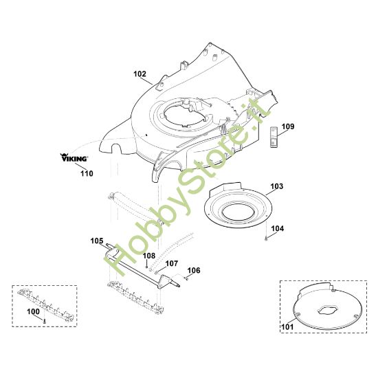 Picture of D1 - Scocca, asse anteriore MB 655.1 VR