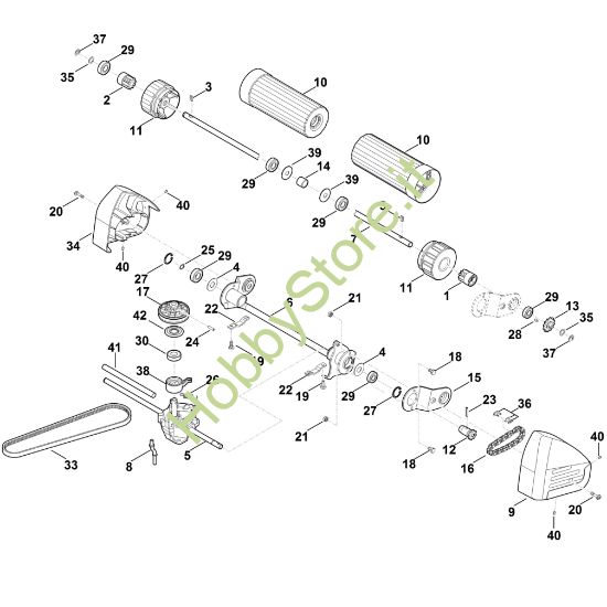Picture of F - Asse posteriore, Trazione MB 655.2 RS