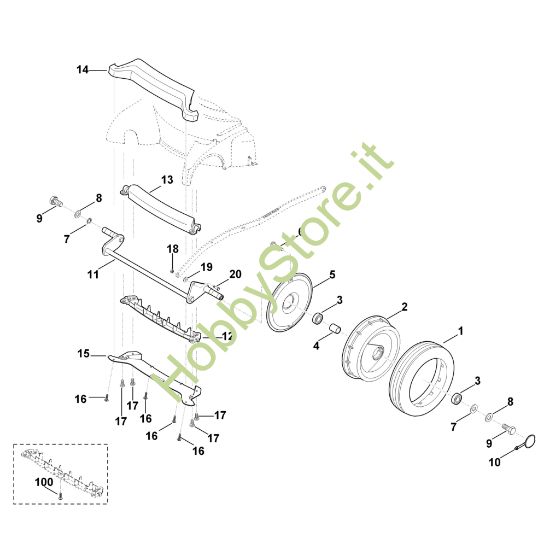 Picture of E - Asse anteriore MB 750.1 GK
