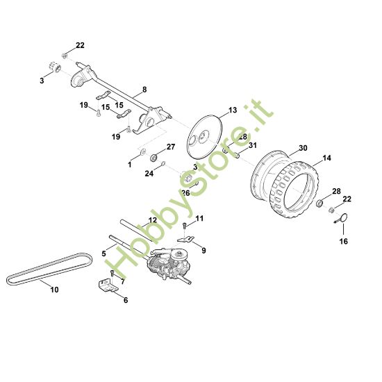 Picture of F - Asse posteriore, Trazione MB 750.2 KS