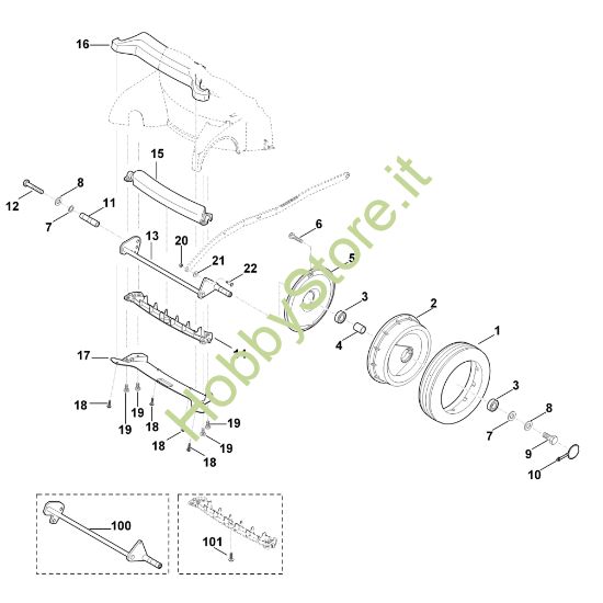 Picture of E - Asse anteriore MB 755.0 KS