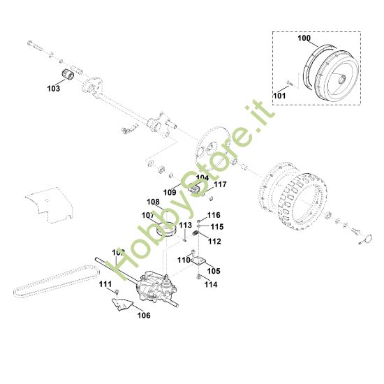 Picture of F1 - Asse posteriore, Trazione MB 755.0 KS