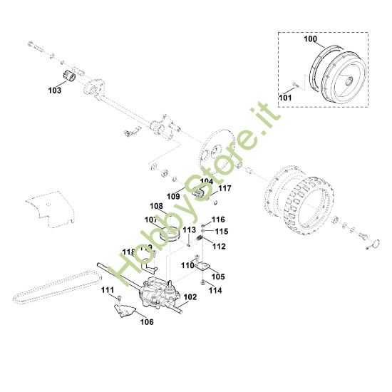 Picture of F1 - Asse posteriore, Trazione MB 755.1 KS