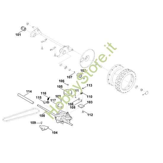 Picture of F1 - Asse posteriore, Trazione MB 755.2 KS