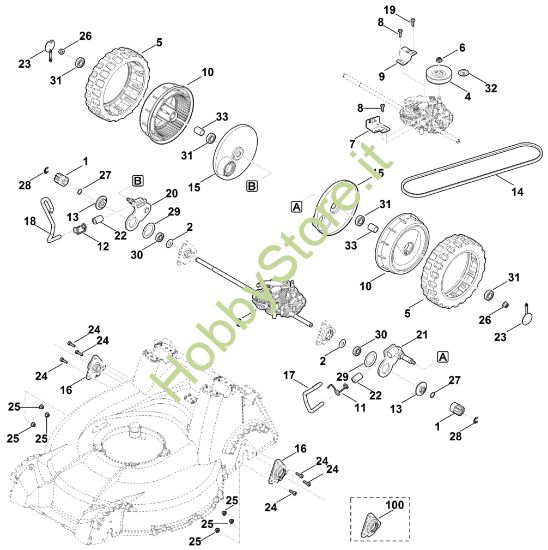 Picture of E - Regolazione altezza posteriore, trazione MB 756.0 GS