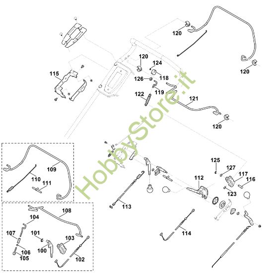 Picture of A1 - Parte superiore manubrio MB 756.0 YS