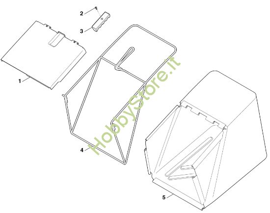 Picture of I - Cesto raccolta erba MB 858.0