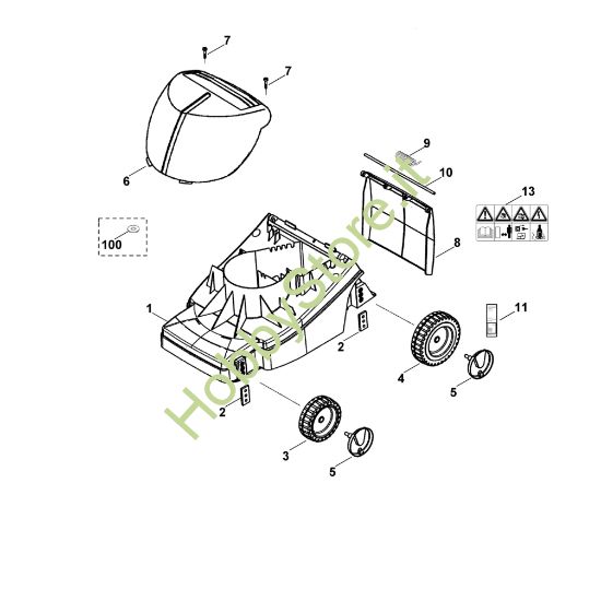 Picture of B - Scocca, autotelaio ME 340