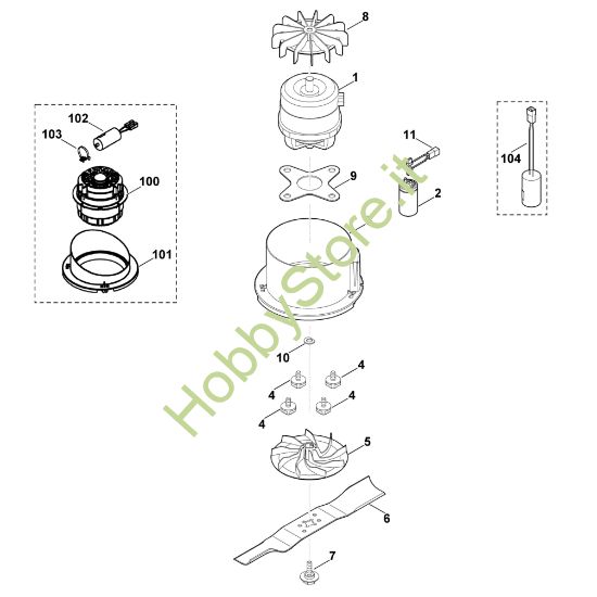 Picture of D - Motore, lama ME 443.0