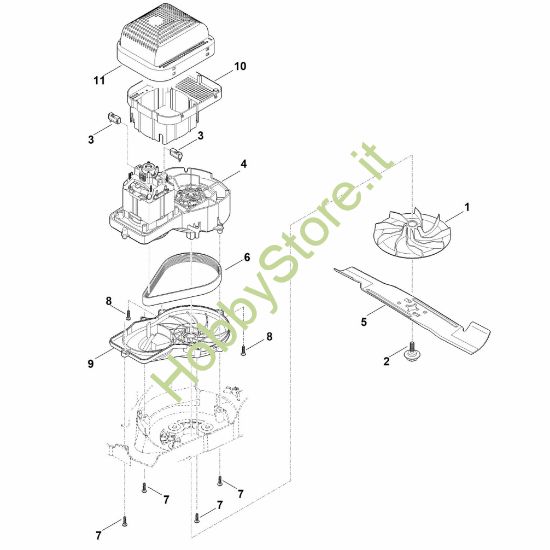 Picture of D - Motore, lama ME 443.1 C