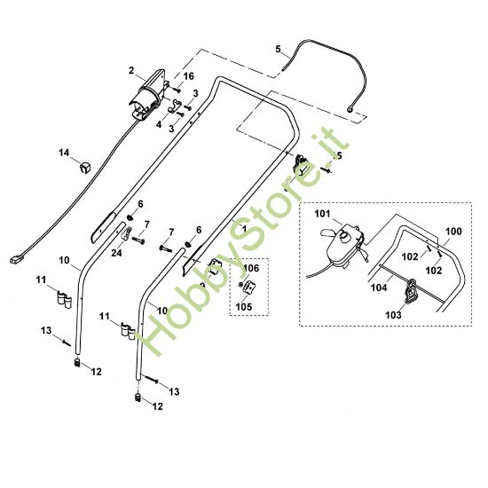 Picture of A - Manubrio ME 450