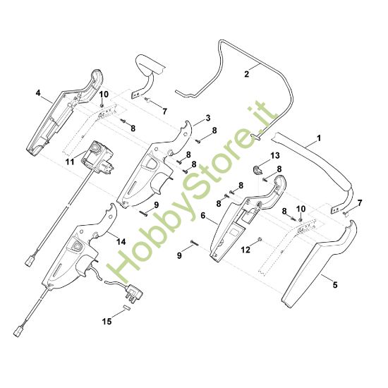 Picture of A - Parte superiore manubrio ME 545.0