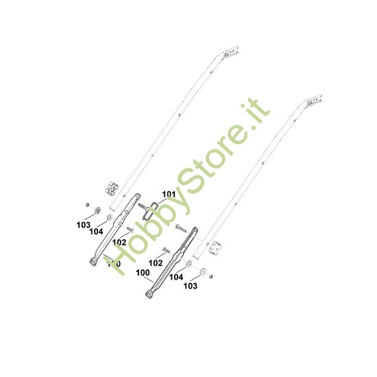 Picture of B1 - Parte inferiore manubrio ME 545.0 C