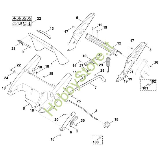 Picture of C - Telaio, regolazione altezza ME 545.0 C