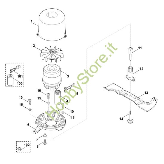 Picture of E - Motore, lama ME 545.0 C