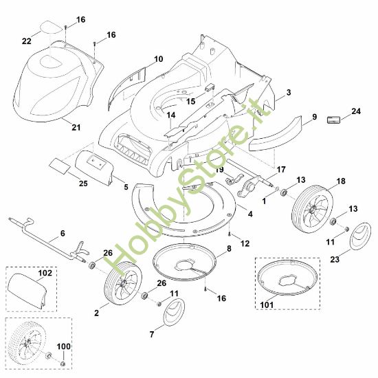 Picture of C - Scocca, autotelaio ME 545.1