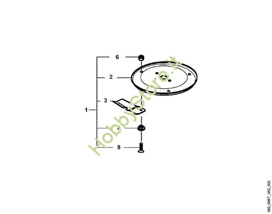 A - Disk Cut 55 Parti accessorie Disk Cut 55 della marca Viking