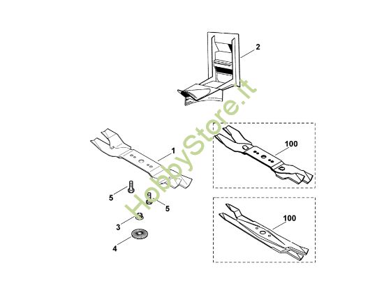 Picture of A - Kit mulching Kit 45 MS