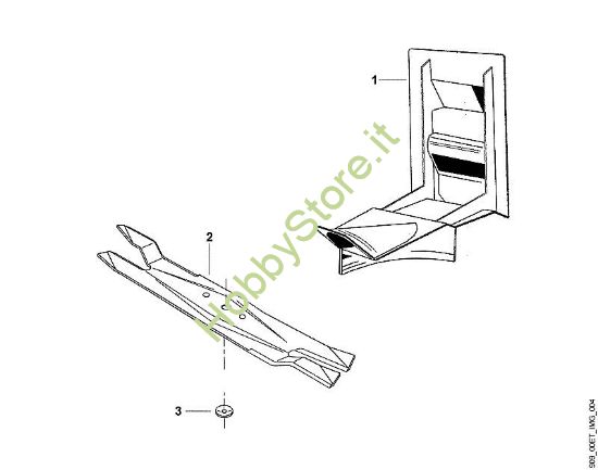 A - Kit mulching Parti accessorie Kit 50 M della marca Viking