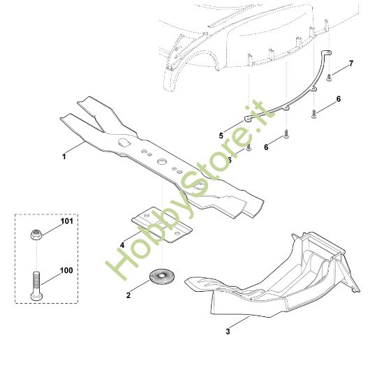 Picture of A - Kit mulching Kit 655