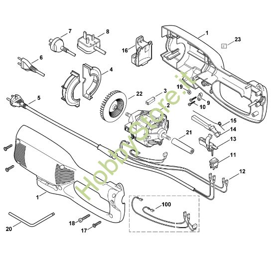 Picture of A - Elettromotore HEL 700 K