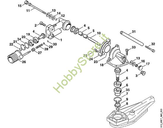 A - Cambio HG 900 Parti accessorie HG 900 della marca Viking