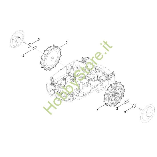 Picture of A - Ruota motrice  ART 240 ART 240