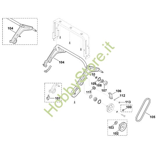 Picture of E1 - Asse posteriore, Trazione LB 540