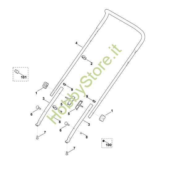 Picture of B - Manubrio LB 540.1