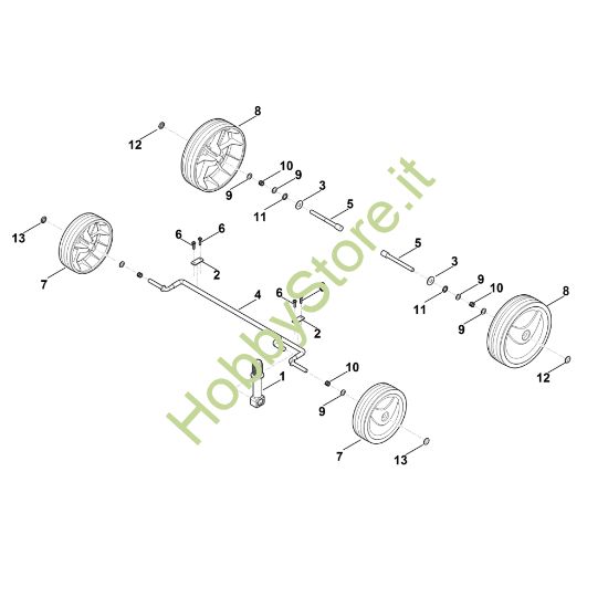 Picture of C - Carrello, impostazione in alto LE 240.0