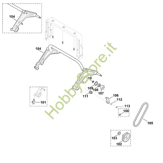 Picture of E1 - Asse posteriore, Trazione LE 540