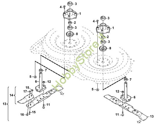 Picture of E - Sistema lame AME 842 HD