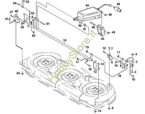 Picture of C - Regolazione altezza di taglio (elettrica) AME 848