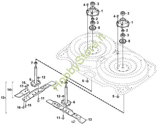 Picture of E - Sistema lame AMM 842