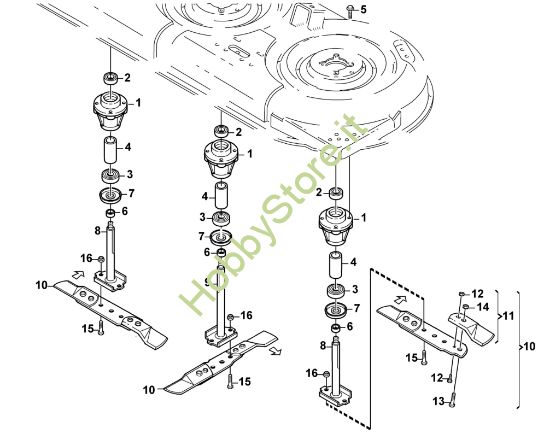 Picture of E - Sistema lame AMM 848