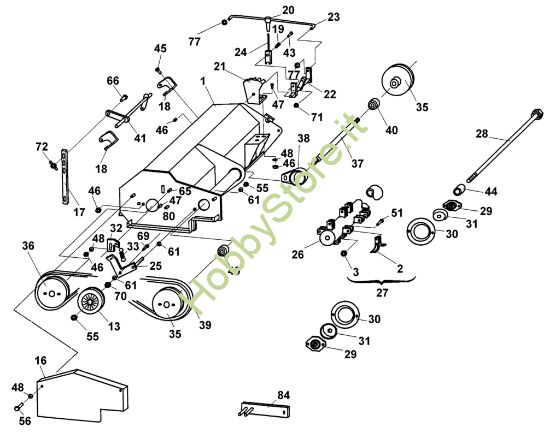 Picture of B - Azionamento lama ASM 836